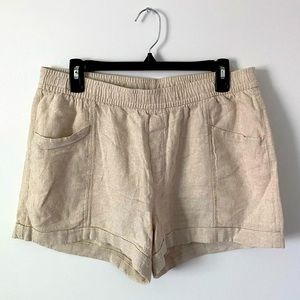 NWOT Women’s Linen Blend Shorts